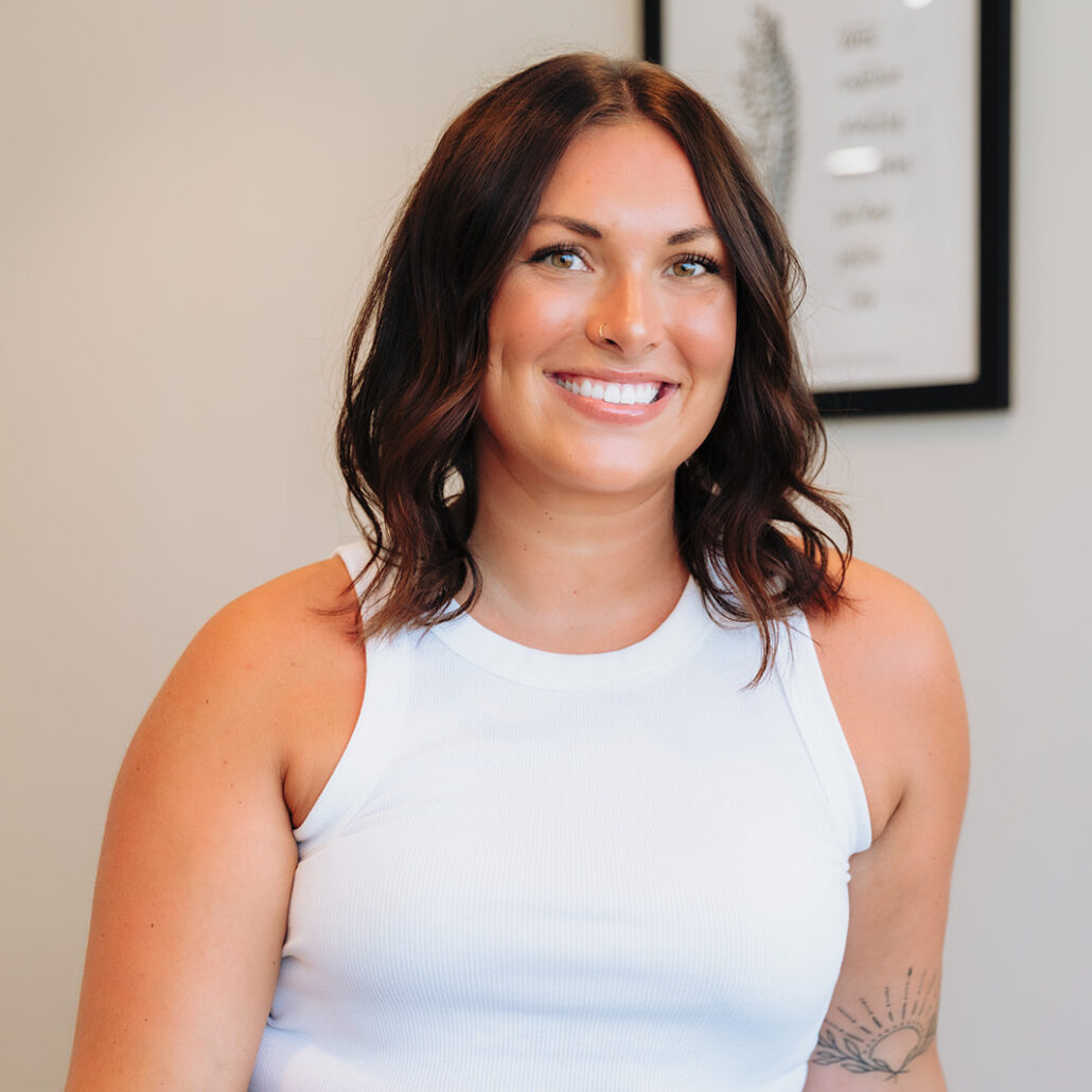 Dr. Peyton Gallentine, associate chiropractor at Blossom Family Chiropractic