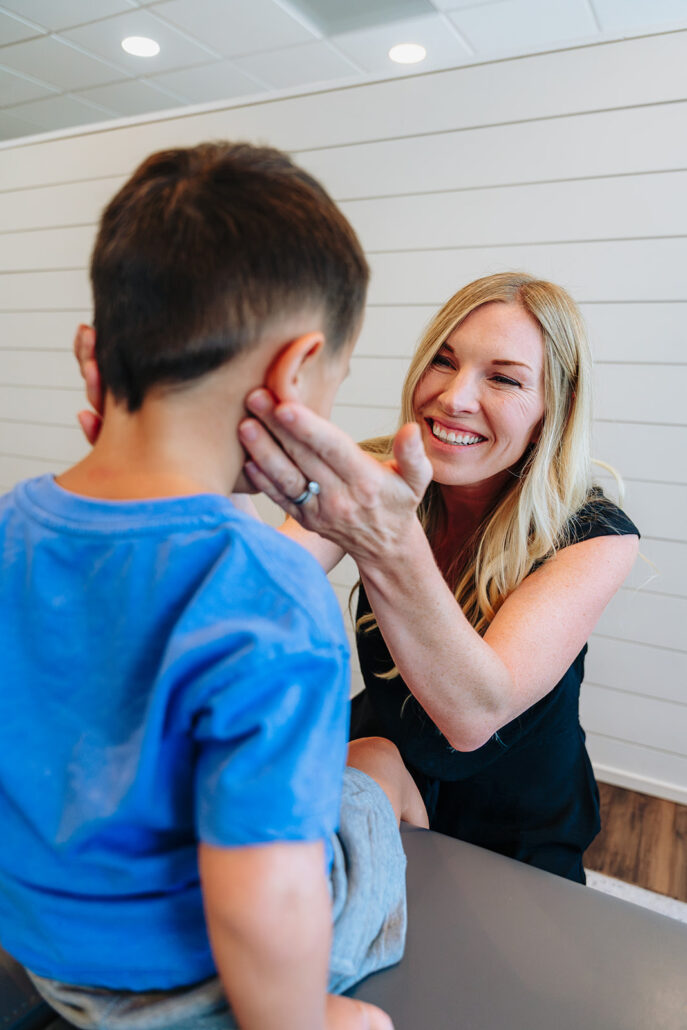 Child's first chiropractic visit at Blossom Family Chiropractic St. Petersburg